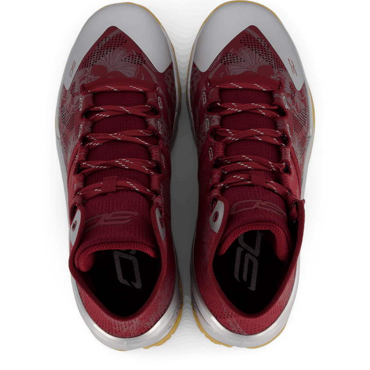 Curry 2 Retro Dark Maroon