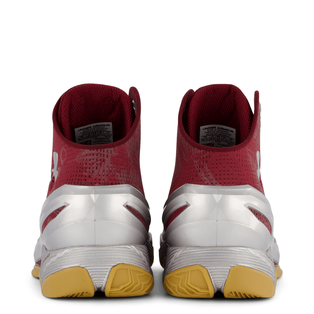 Curry 2 Retro Dark Maroon