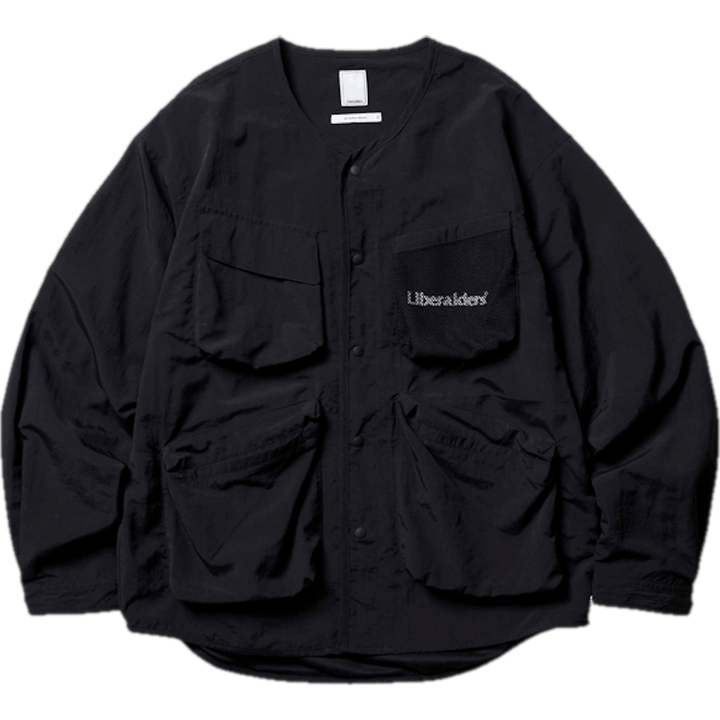 Nylon Utility Jacket Black