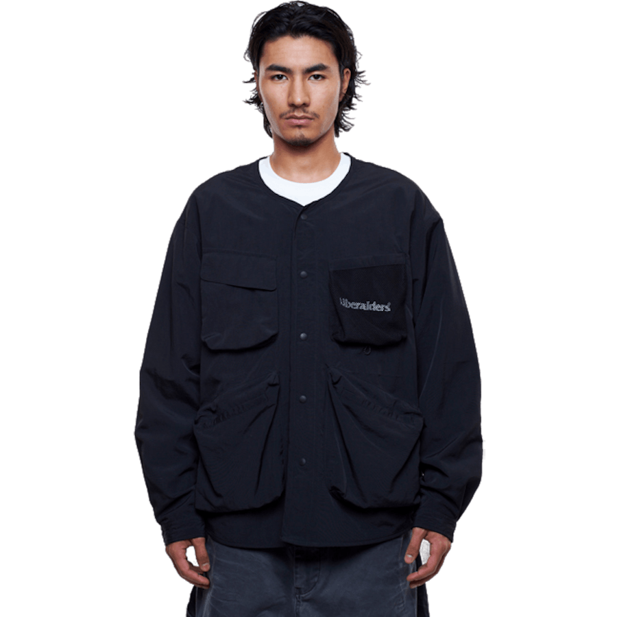 Nylon Utility Jacket Black