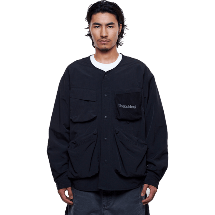 Nylon Utility Jacket Black