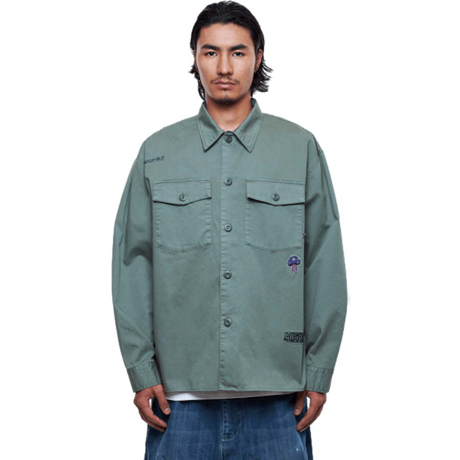 Garmentdyed Army Shirt Olive