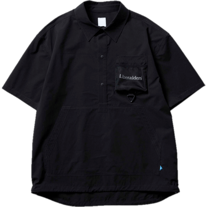 4way Stretch Half Shirt Schwarz