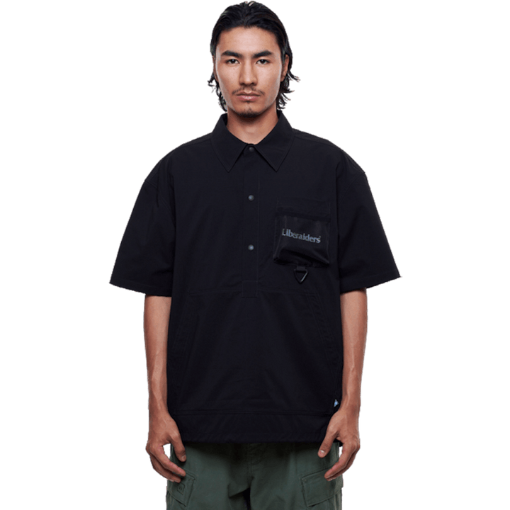 4way Stretch Half Shirt Schwarz