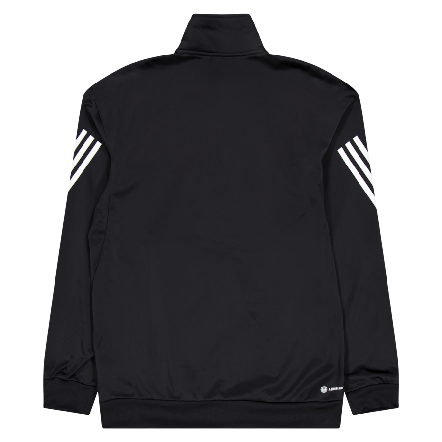 Pletena jakna s tremi črtami Black