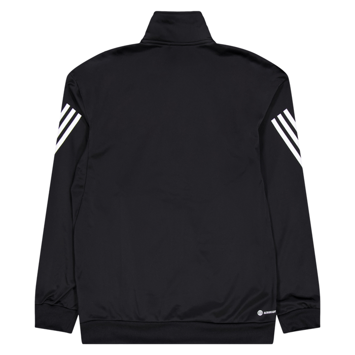 Pletena jakna s tremi črtami Black