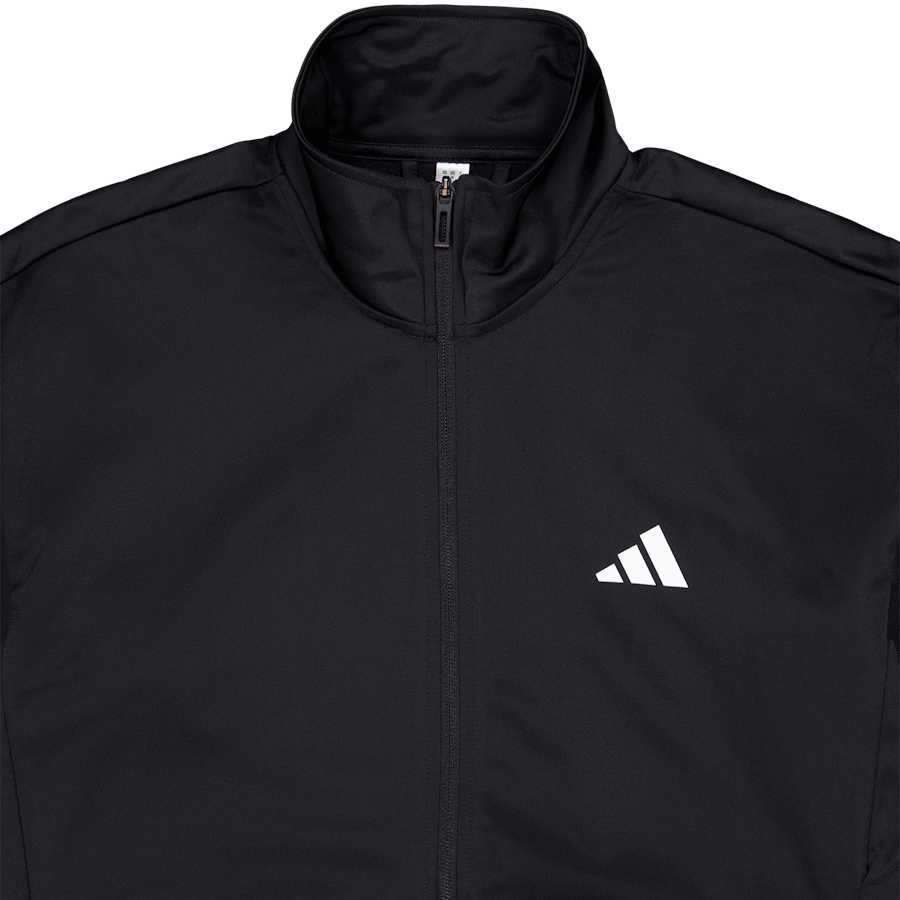 Pletena jakna s tremi črtami Black