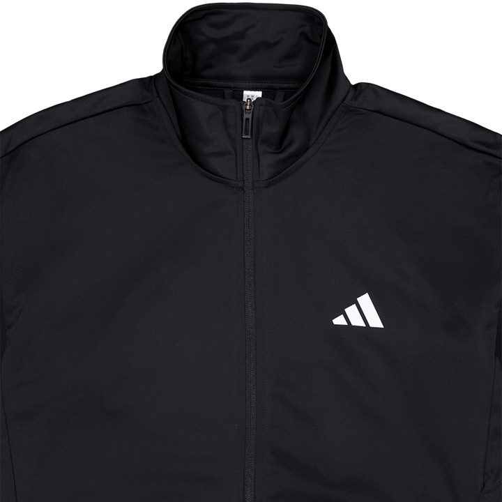 Pletena jakna s tremi črtami Black