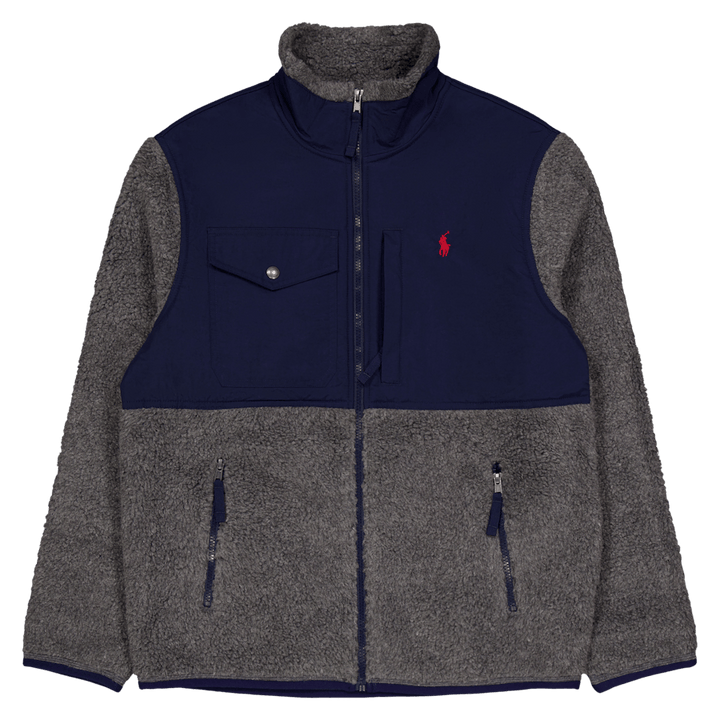Vindblokkerende hybridjakke Barclay Heather/Newport Navy