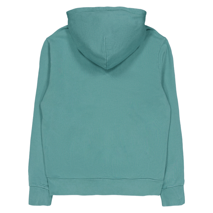Loopback Terry-genser med glidelås og hettegenser Fairway Green