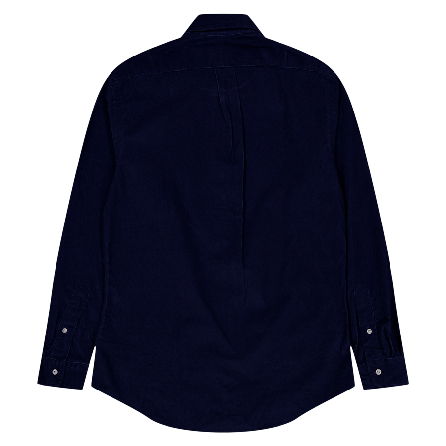 Custom Fit Corduroy-skjorte Newport Navy