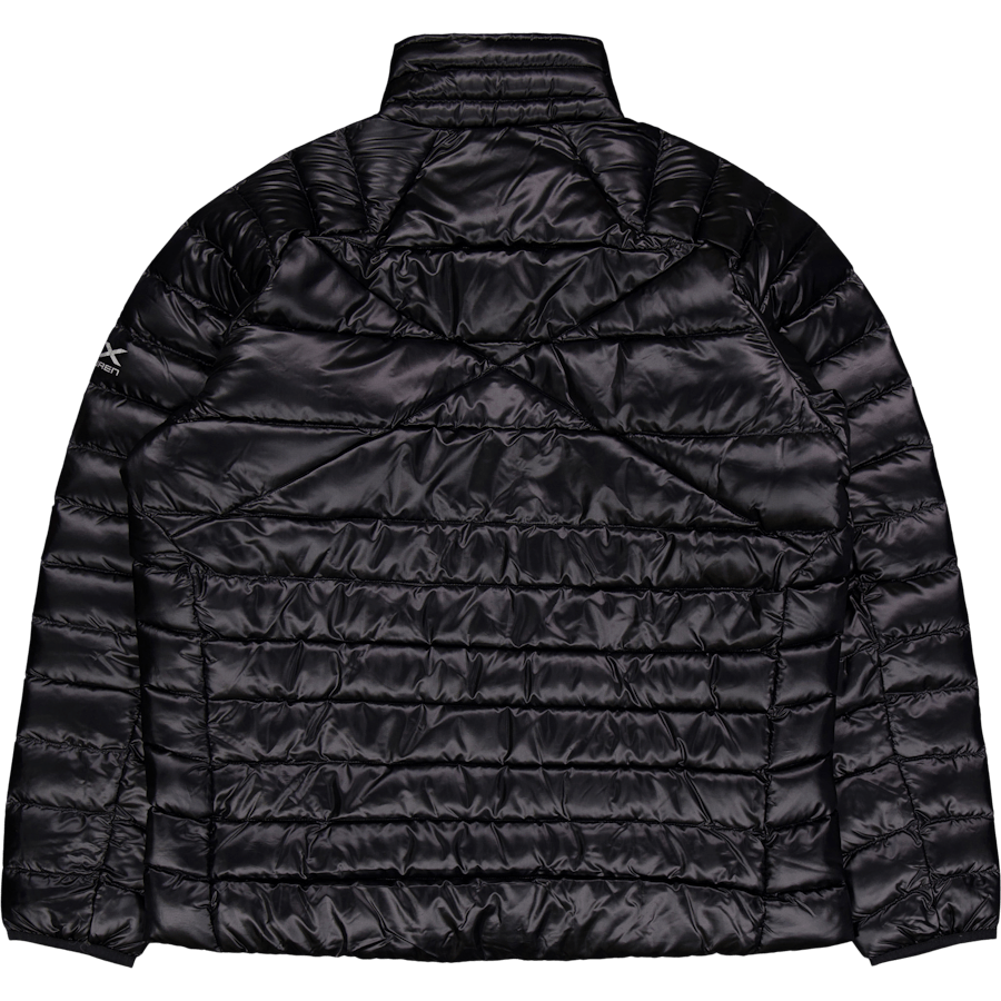 Wasserabweisende, stopfbare Daunenjacke Polo Schwarz