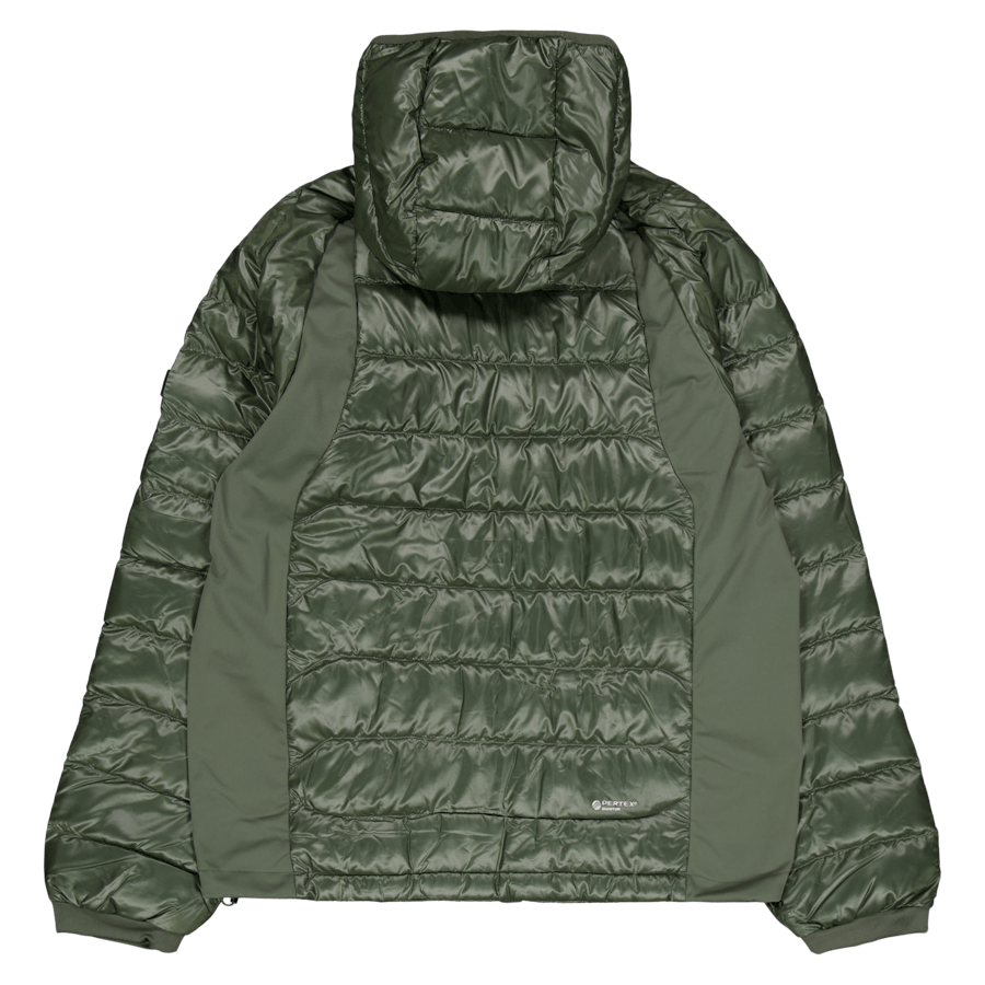 Vannavvisende hybrid dunjakke Fossil Green