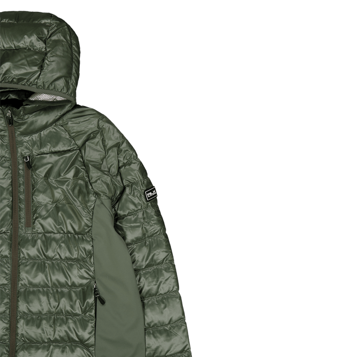 Vannavvisende hybrid dunjakke Fossil Green