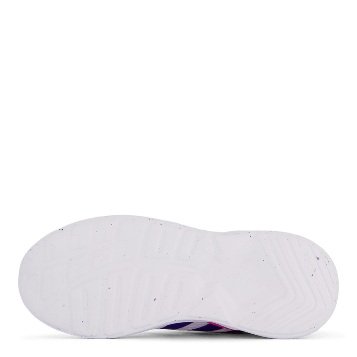 Nebzed Elastic Lace Top Strap Schuhe Cloud White / Royal Blue / Lucid Pink