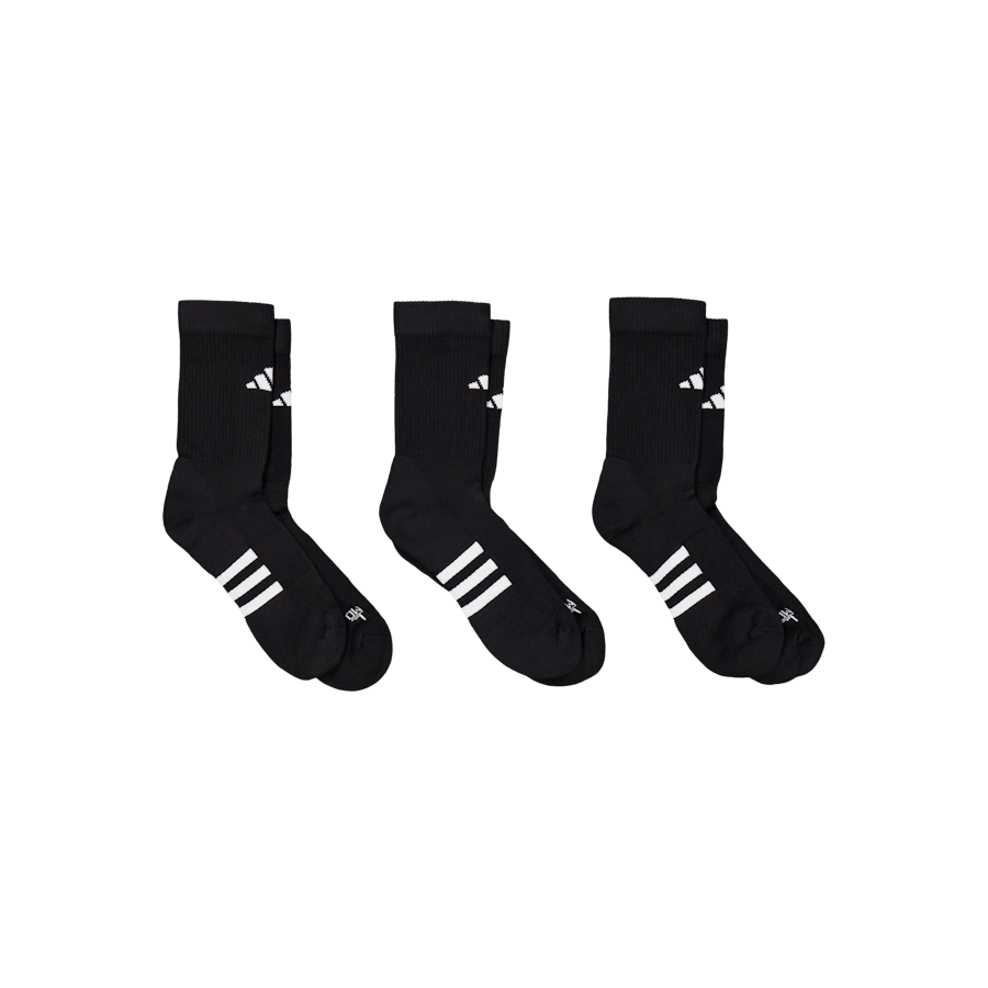 Performance Cushioned Crew-sukat 3 paria musta