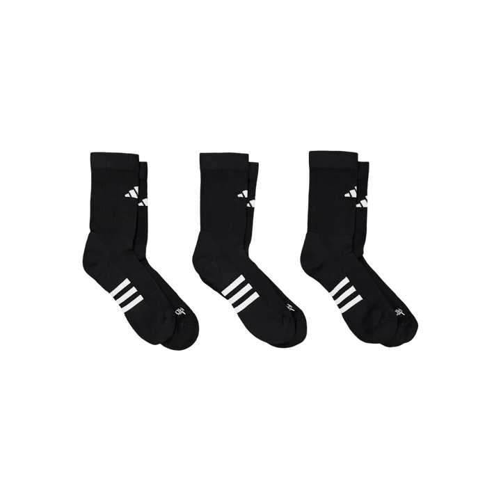 Performance Cushioned Crew-sukat 3 paria musta