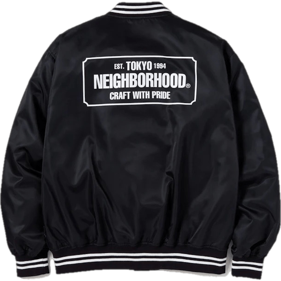 Giacca da baseball nera