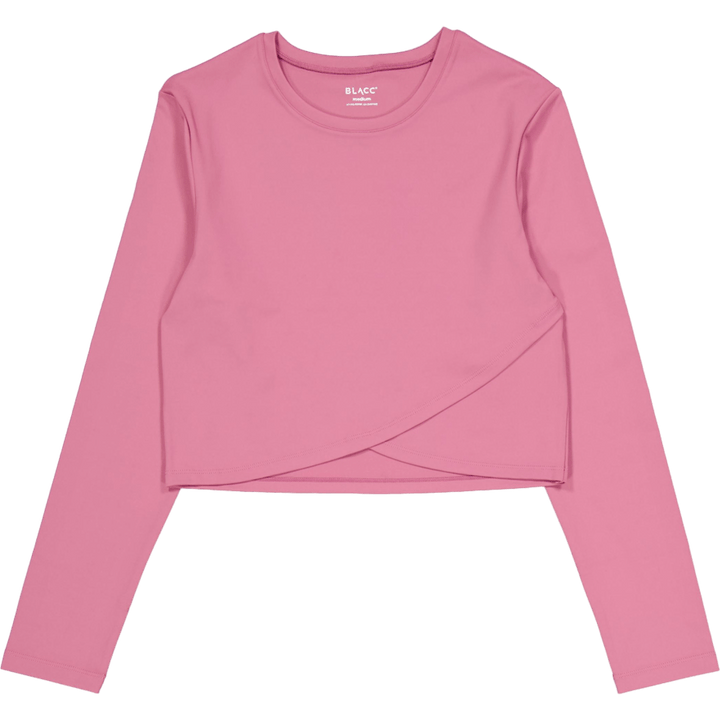 Top a maniche lunghe sovrapposte Ella Mellow Mauve