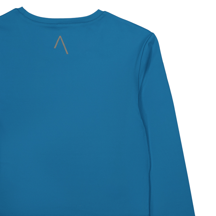 Top Ella a maniche lunghe sovrapposte Blu Corallo