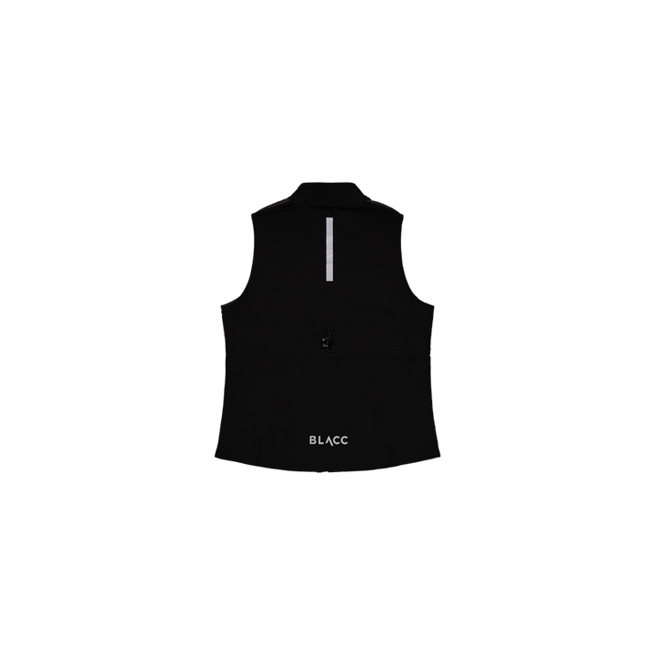 Run Slim Vesten Jet Zwart