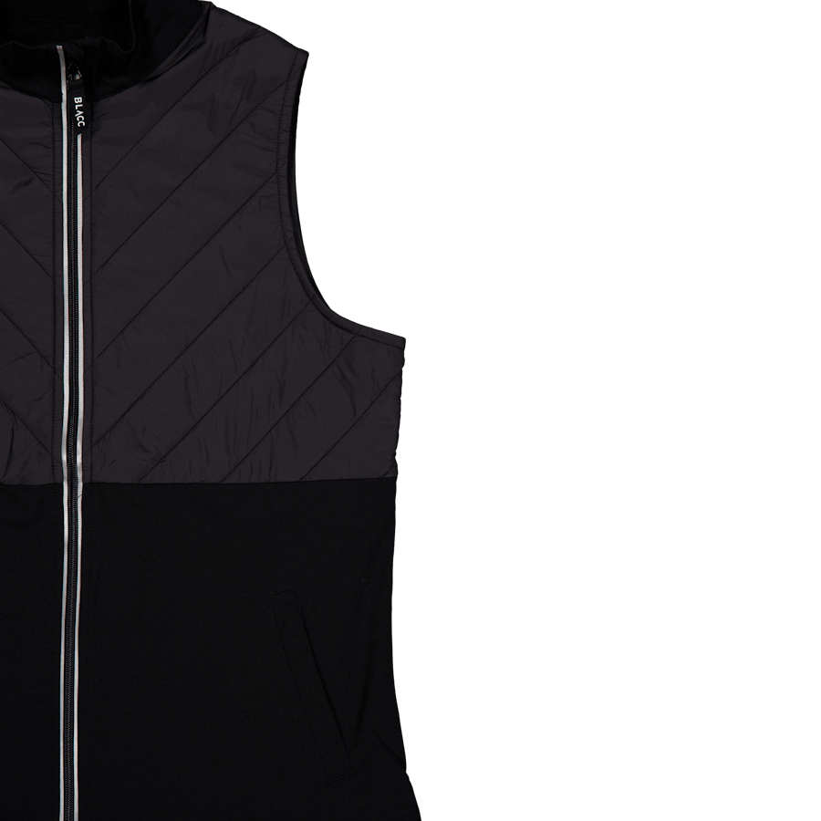 Run Slim Vesten Jet Zwart