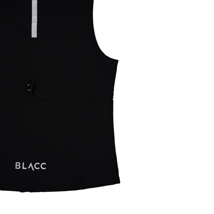 Run Slim Vesten Jet Zwart