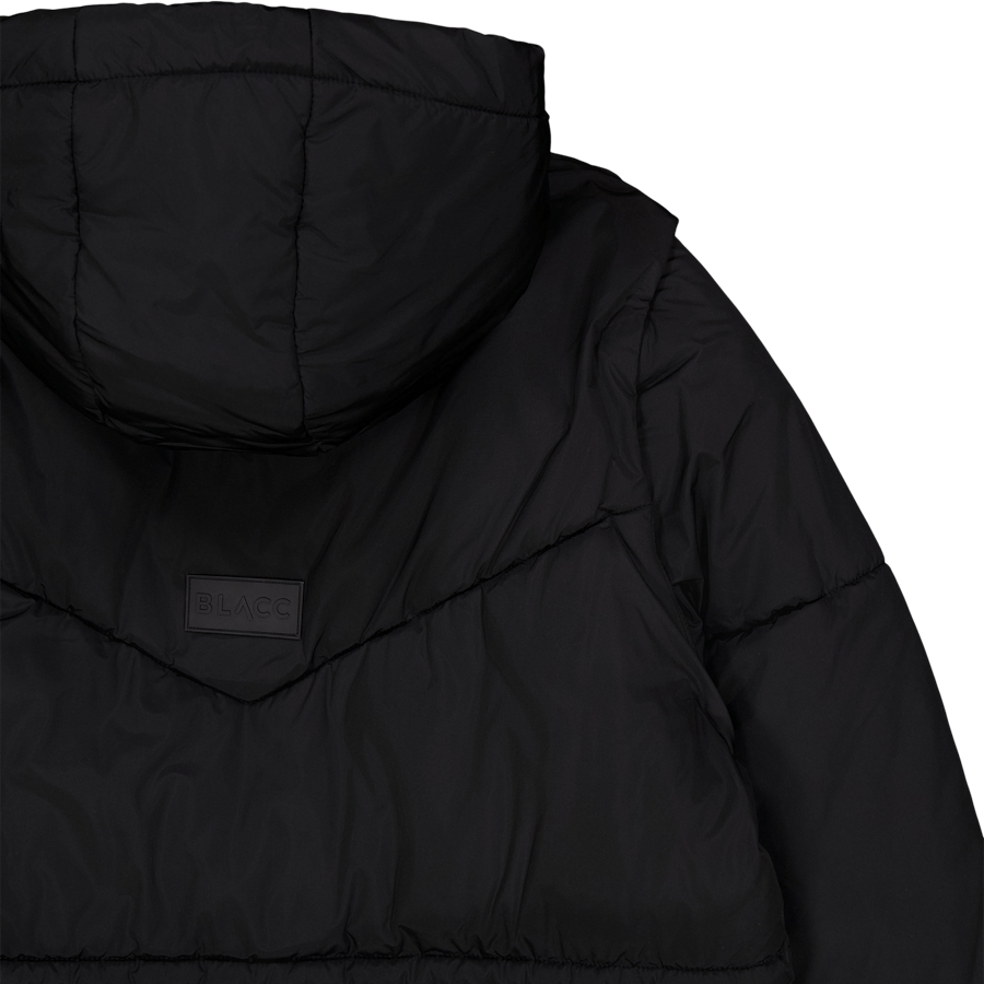 Maya polstret hybridjakke Jet Black