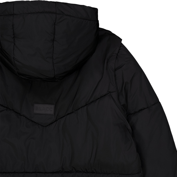 Maya polstret hybridjakke Jet Black