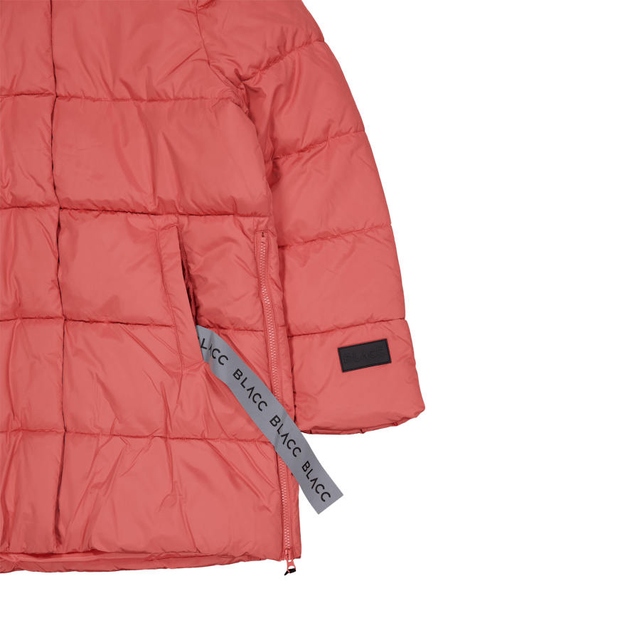 Lumi gewatteerde jas met rits Dusty Cedar