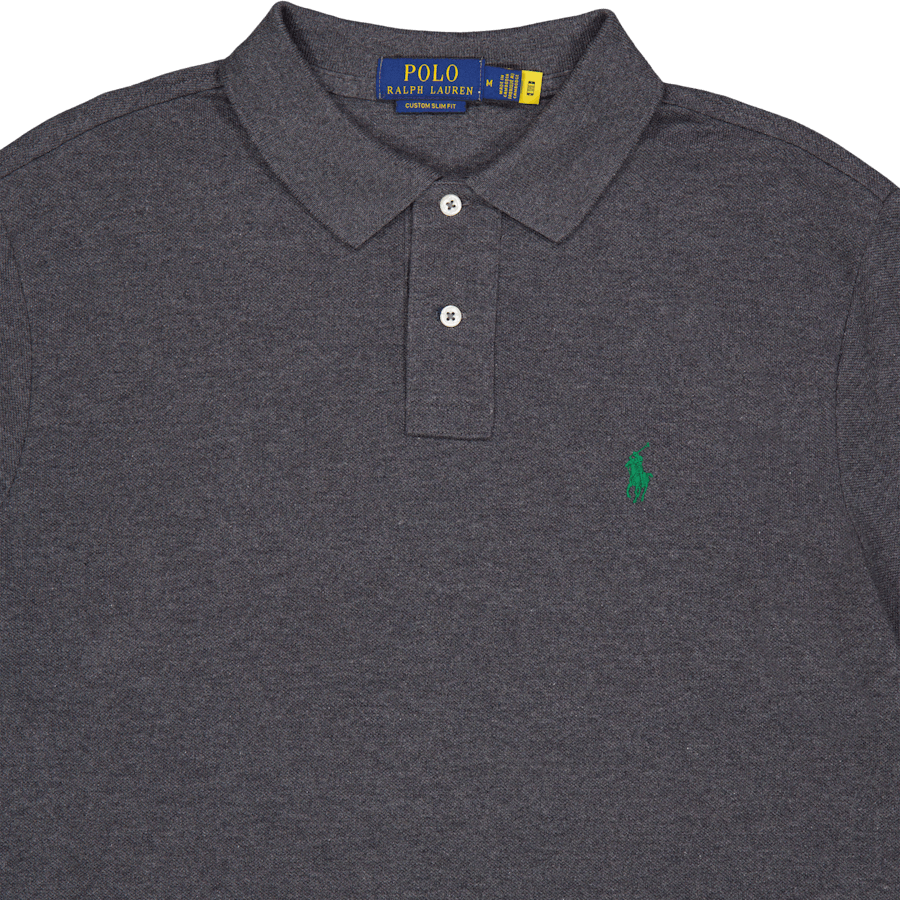 Custom Slim Fit Mesh Polo Shirt Barclay Heather