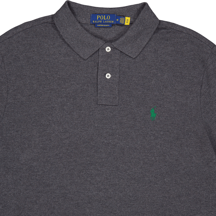 Custom Slim Fit Mesh Polo Shirt Barclay Heather