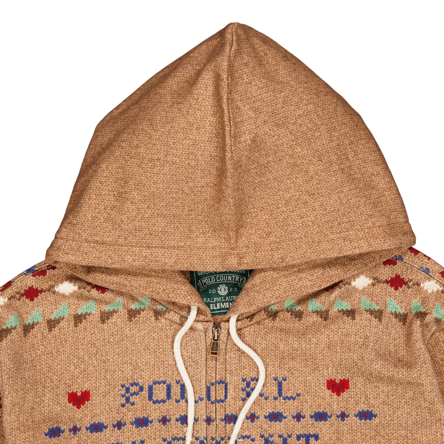 Polo x Element Fleece Hoodie Bruin Multi