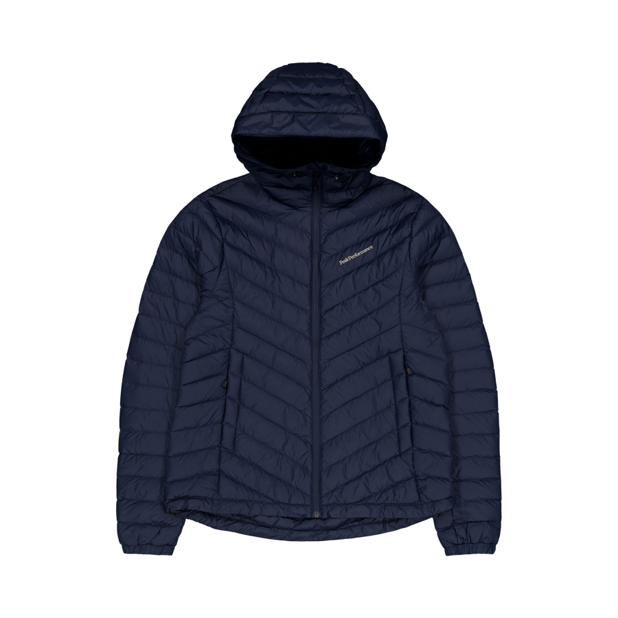 W Frost Down Hood Jacket Blue Shadow