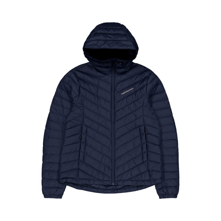 W Frost Down Hood Jacket Blue Shadow