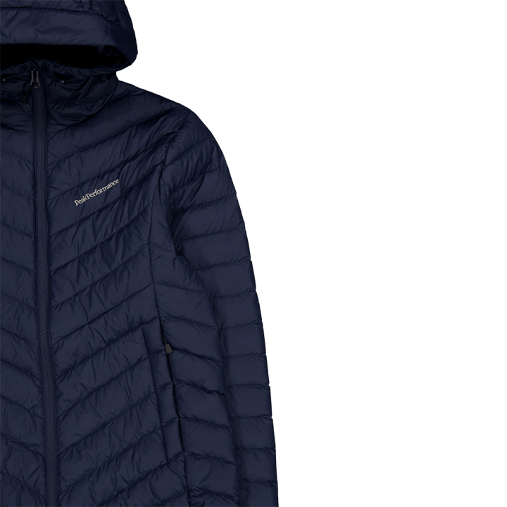 W Frost Down Hood Jacket Blue Shadow