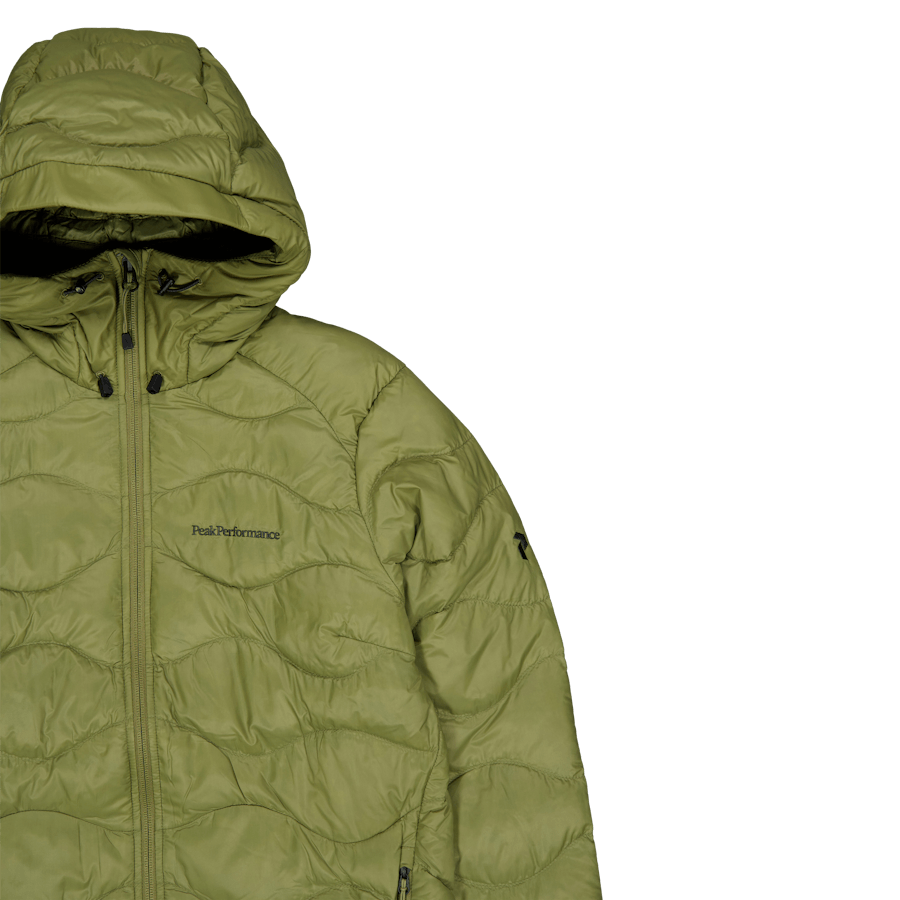 W Helium Down hupullinen takki Snap Green