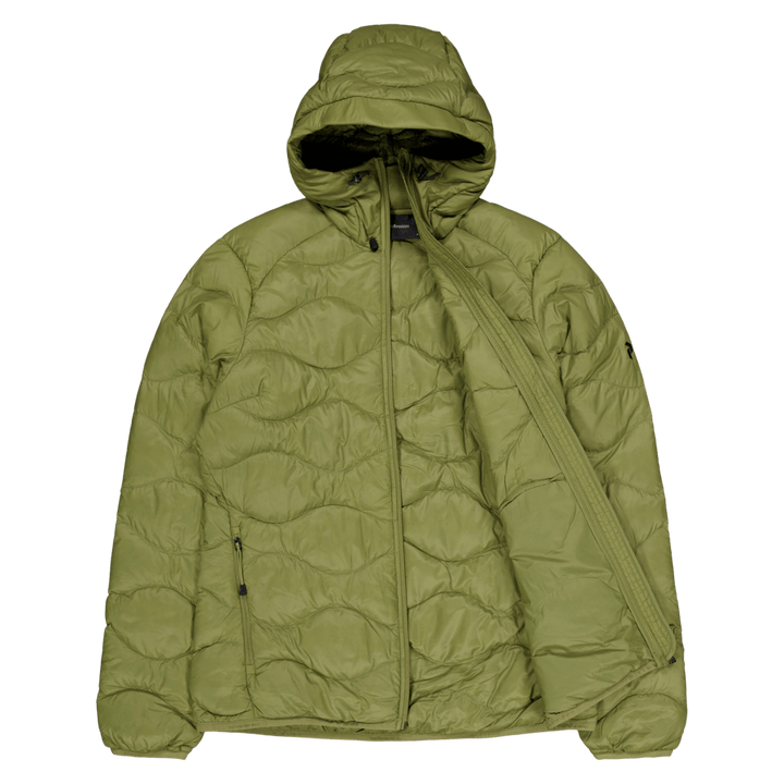 W Helium Down hupullinen takki Snap Green