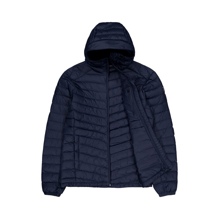 M Frost Down Hood Jacket Blue Shadow