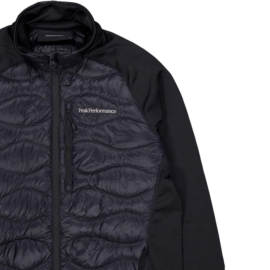 M Helium Down Hybrid Jacket Black