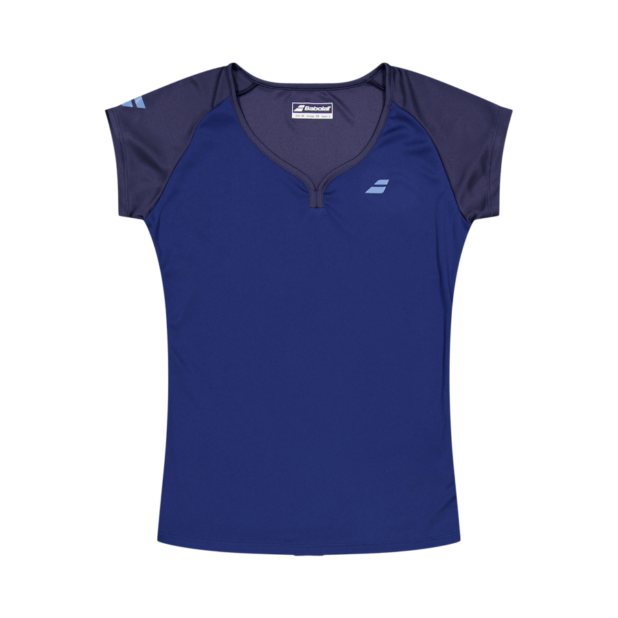 Top con manica a cappuccio Play Est Blu