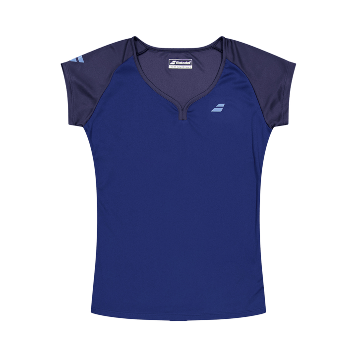 Top con manica a cappuccio Play Est Blu