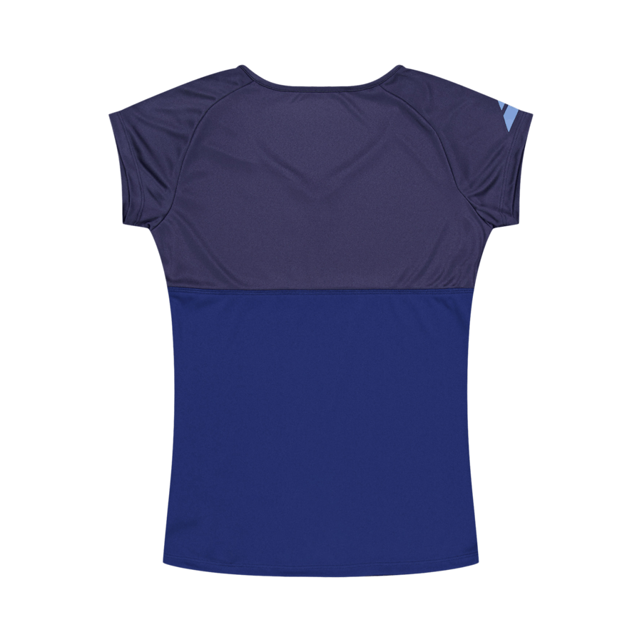 Top con manica a cappuccio Play Est Blu