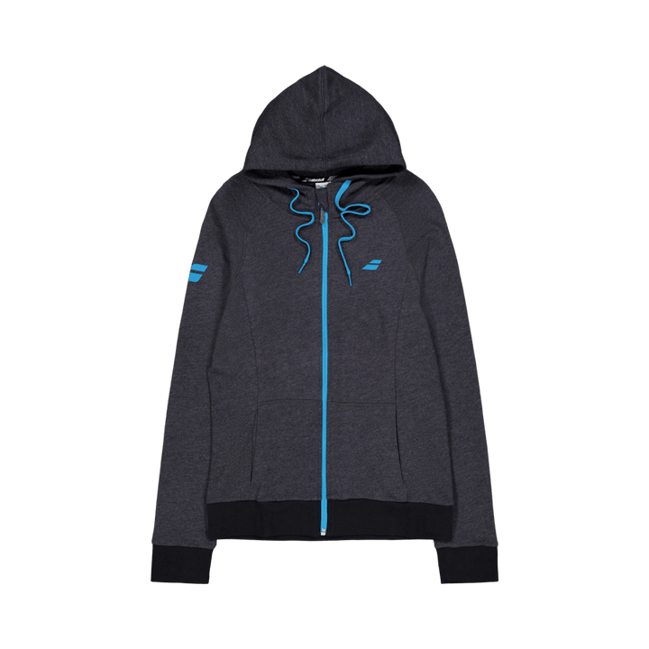 Veste d'exercice à capuche pour femme noire