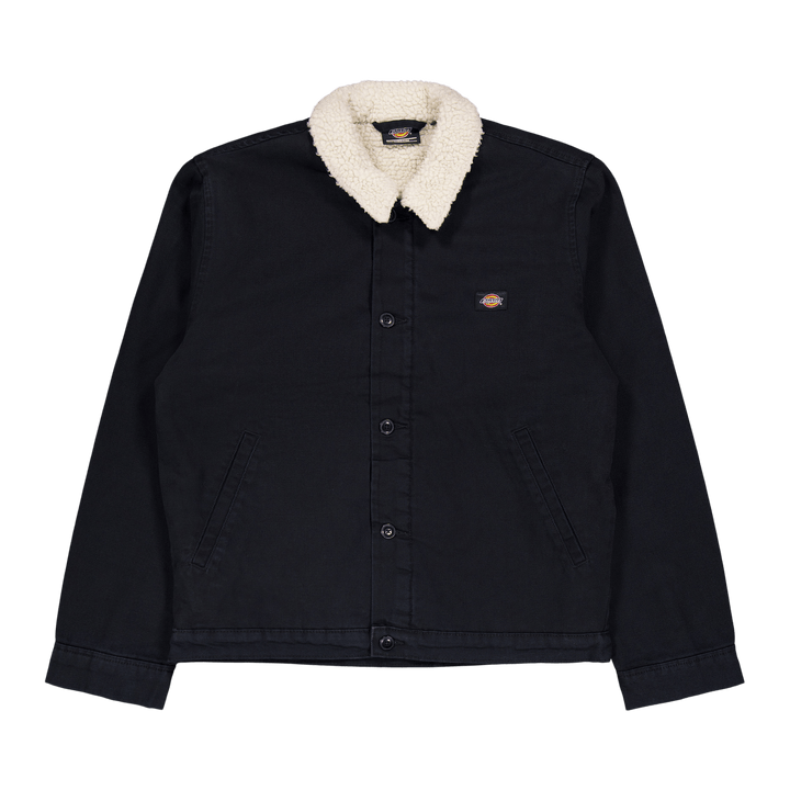 Dickies Duck Canvas Jackt Stone Washed Preto