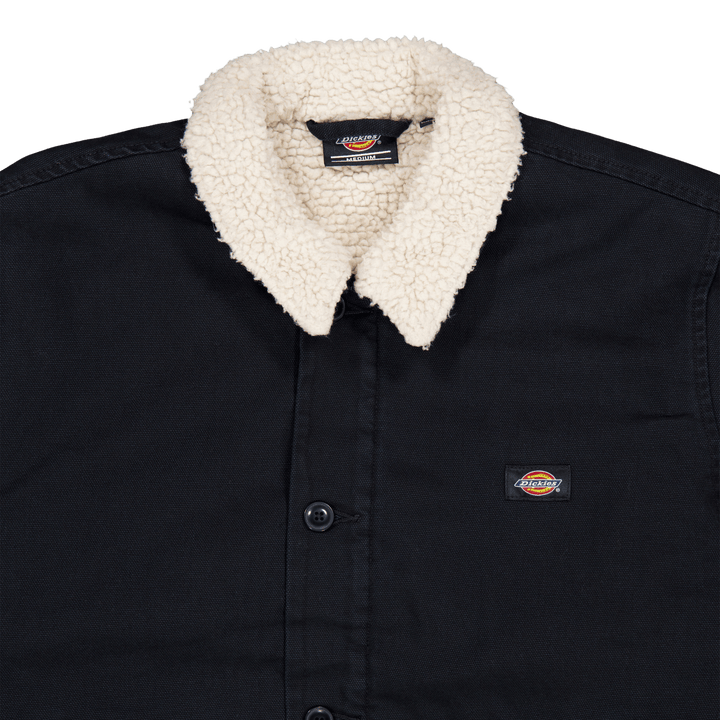 Dickies Duck Canvas Jackt Stone Washed Preto