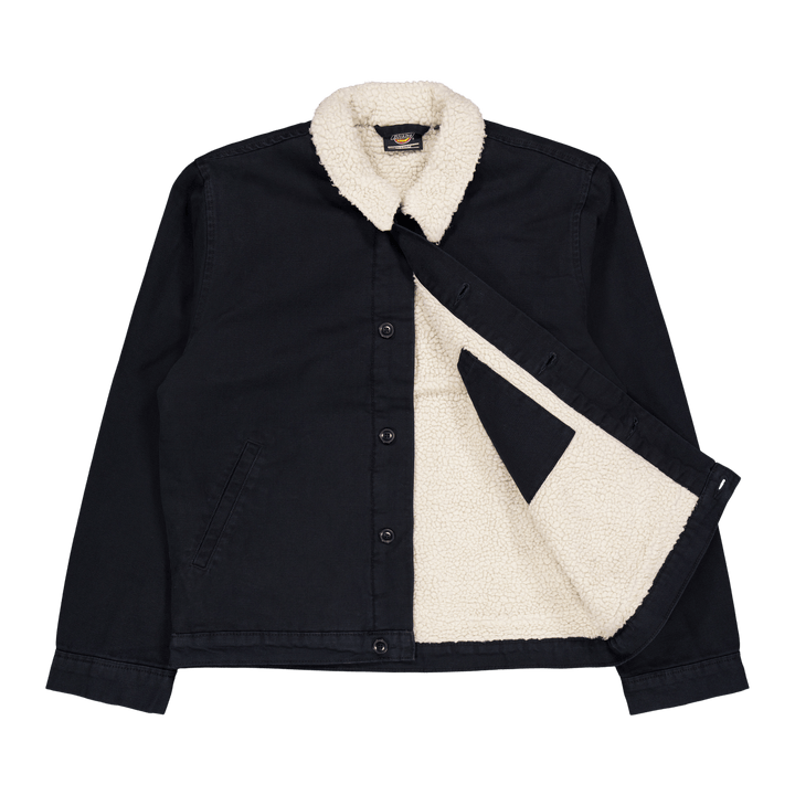 Dickies Duck Canvas Jackt Stone Washed Preto