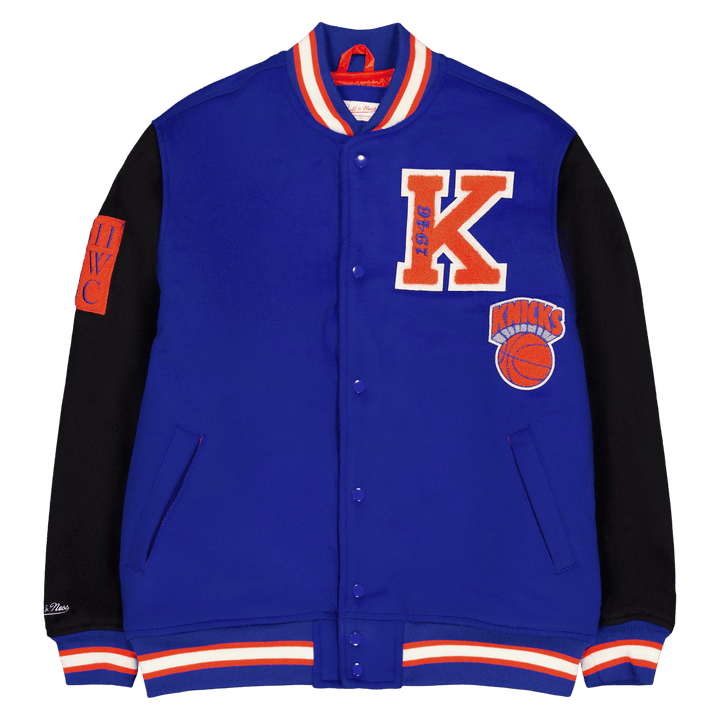 Knicks Team Legacy Varsity Jac Royal/black