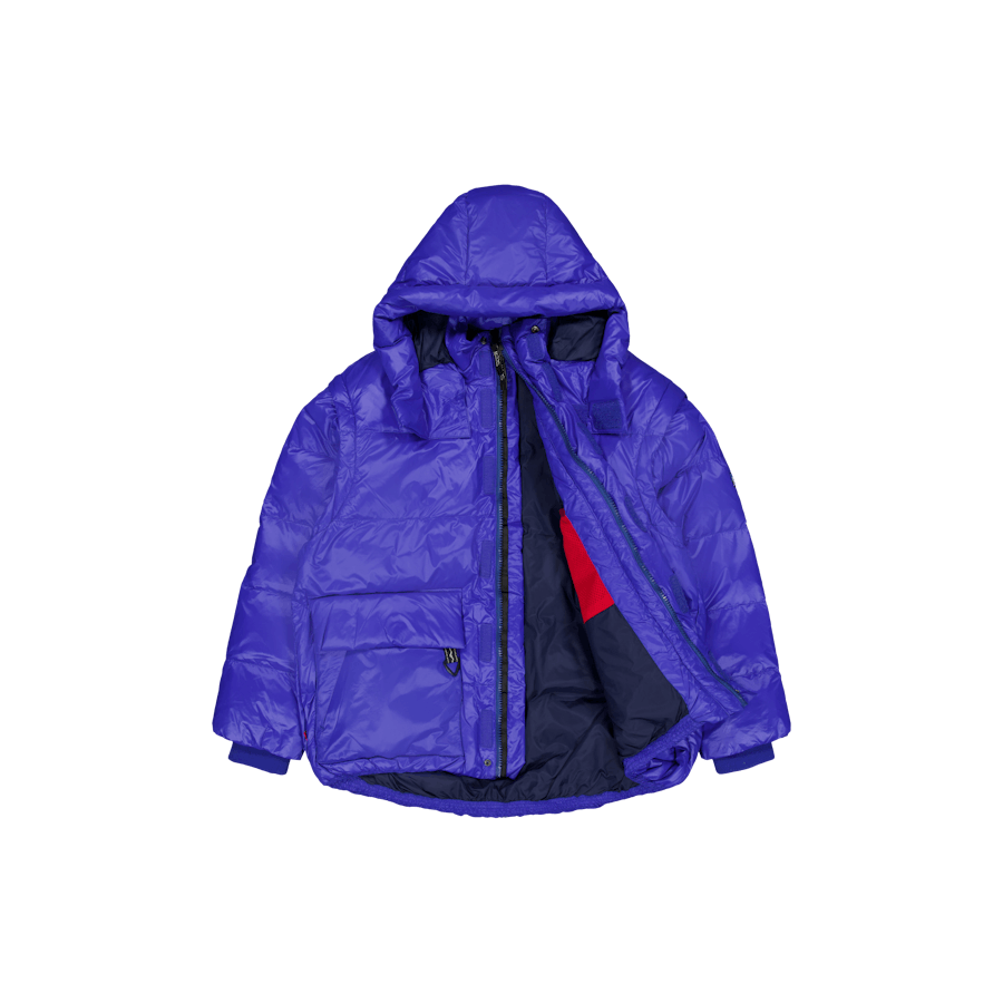 Doudoune 4 voies bleue