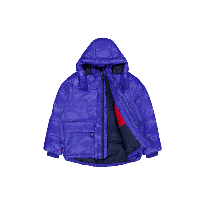 Doudoune 4 voies bleue